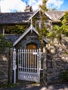 House in Keswick in north-western England, in the heart of the Lake District. Royalty Free Stock Photo